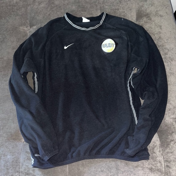 VTG Nike Los Angeles Galaxy Y2K Team Therma-Fit Soccer Pullover Large